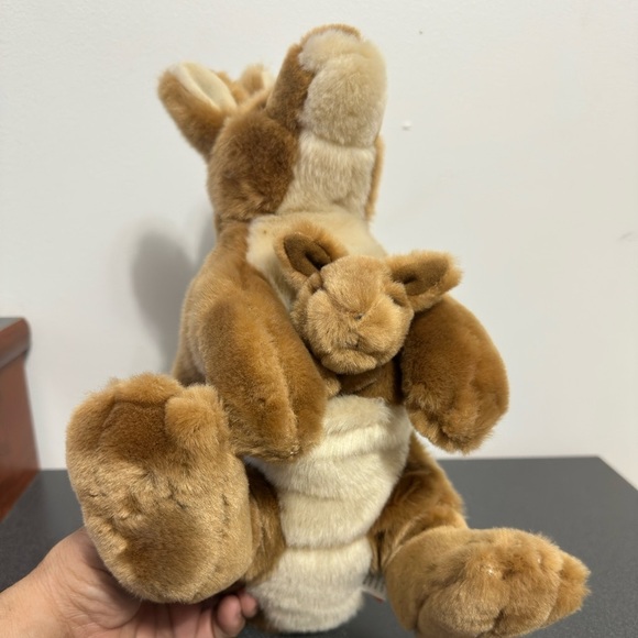 Wild Republic Kangaroo with Baby Joey Plush Soft Toy Stuffed Animal 17” - Picture 7 of 11
